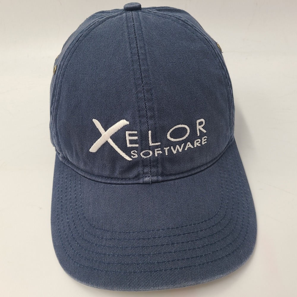 Xelor Software Hat Strapback Richardson Blue Casual Logo Cotton Advertising Men